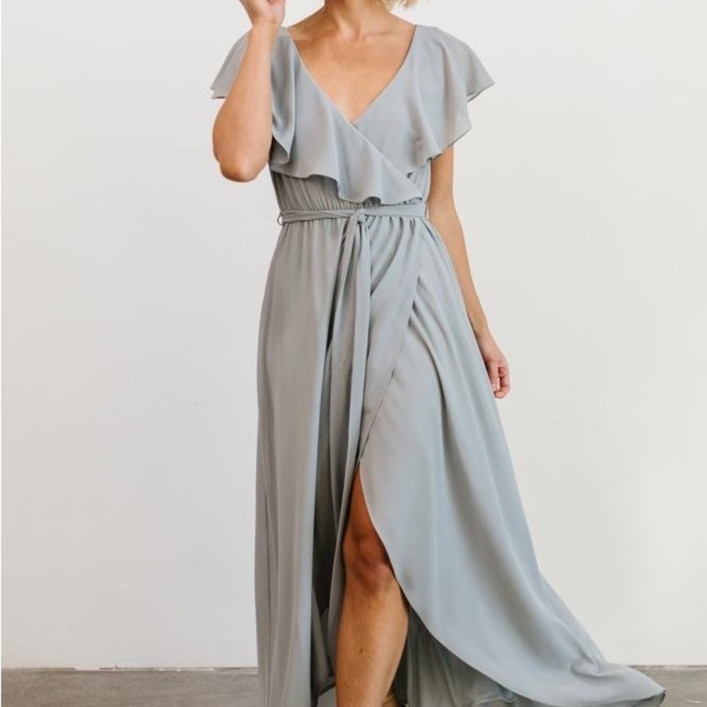 Baltic Born Katya Dress in Light Blue Size Large 10/12